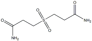 3,3'-Sulfonyldipropionamide Structure