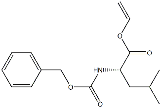 N-Benzyloxycarbonyl-L-leucine vinyl ester Structure