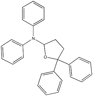 5,5,N,N-Tetraphenyl-2-oxolanamine Structure