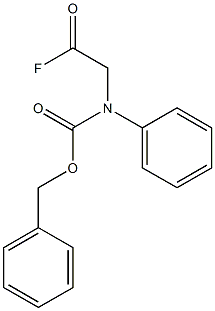 N-(Benzyloxycarbonyl)-L-phenylglycine fluoride Struktur