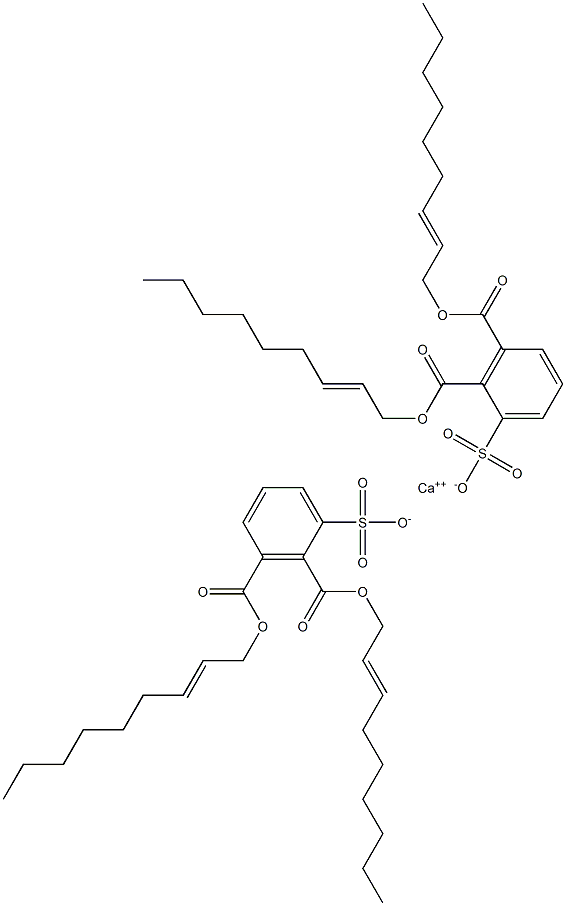  Bis[2,3-di(2-nonenyloxycarbonyl)benzenesulfonic acid]calcium salt