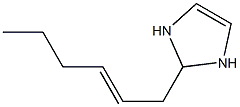 2-(2-Hexenyl)-4-imidazoline Structure