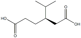 [R,(+)]-3-Isopropyladipic acid Struktur