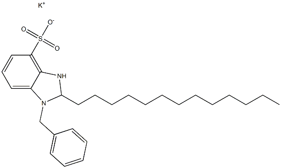 1-Benzyl-2,3-dihydro-2-tridecyl-1H-benzimidazole-4-sulfonic acid potassium salt