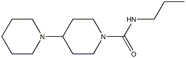 N-Propyl-4-piperidinopiperidine-1-carboxamide Structure