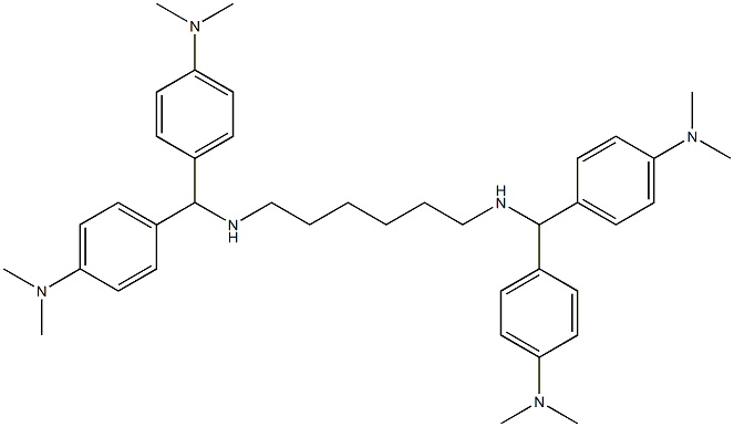 N,N'-Bis[bis(4-dimethylaminophenyl)methyl]-1,6-hexanediamine|