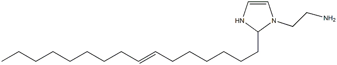 1-(2-アミノエチル)-2-(7-ヘキサデセニル)-4-イミダゾリン 化学構造式