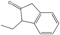 1-エチル-2-インダノン 化学構造式