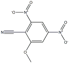 2-Cyano-3,5-dinitroanisole Struktur