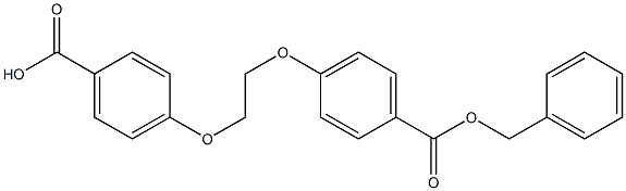 4,4'-(Ethylenebisoxy)bis(benzoic acid benzyl) ester Structure