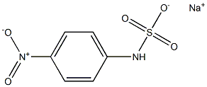(4-ニトロフェニル)スルファミン酸ナトリウム 化学構造式