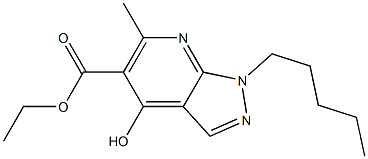 1-Pentyl-4-hydroxy-6-methyl-1H-pyrazolo[3,4-b]pyridine-5-carboxylic acid ethyl ester