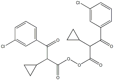 (3-Chlorobenzoyl)(cyclopropylacetyl) peroxide|