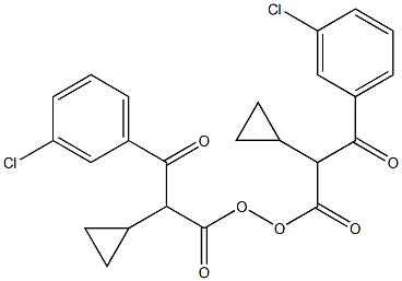  (3-Chlorobenzoyl)(cyclopropylacetyl) peroxide