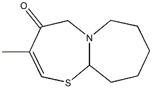 7,8,9,10,11,11a-Hexahydro-3-methylazepino[2,1-b][1,3]thiazepin-4(5H)-one Struktur