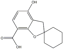 4-Hydroxyspiro[benzofuran-2(3H),1'-cyclohexane]-7-carboxylic acid