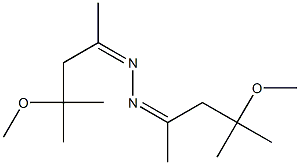 2,2'-Azinobis(4-methoxy-4-methylpentane) 结构式