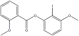 2-Methoxybenzoic acid 2-iodo-3-methoxyphenyl ester Structure