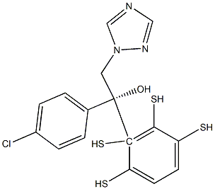 (1R)-1-(4-Chlorophenyl)-1-[[(2R)-tetrahydrothiophen]-2-yl]-2-(1H-1,2,4-triazol-1-yl)ethanol