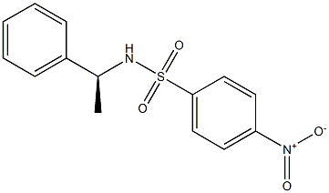 N-[(S)-1-Phenylethyl]-4-nitrobenzenesulfonamide Struktur