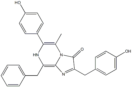 2-(4-Hydroxybenzyl)-5-methyl-6-(4-hydroxyphenyl)-8-benzylimidazo[1,2-a]pyrazin-3(7H)-one