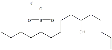 10-Hydroxypentadecane-5-sulfonic acid potassium salt