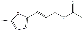 2-(3-Acetoxy-1-propenyl)-5-methylfuran 结构式