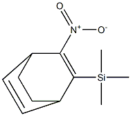 2-ニトロ-3-(トリメチルシリル)ビシクロ[2.2.2]オクタ-2,5-ジエン 化学構造式