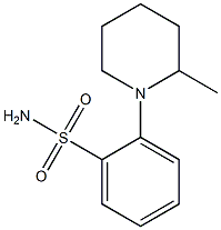 2-(2-Methylpiperidin-1-yl)benzenesulfonamide,,结构式