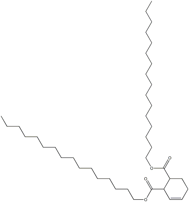 5-Cyclohexene-1,2-dicarboxylic acid dihexadecyl ester Structure