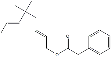 Phenylacetic acid 5,5-dimethyl-2,6-octadienyl ester