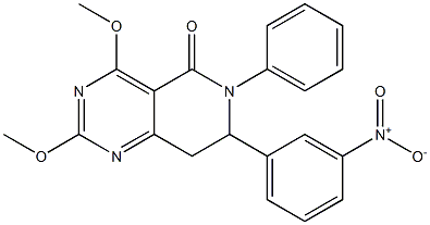 7,8-Dihydro-2,4-dimethoxy-6-phenyl-7-(3-nitrophenyl)pyrido[4,3-d]pyrimidin-5(6H)-one