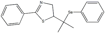  2-Phenyl-5-[1-methyl-1-(phenylseleno)ethyl]-2-thiazoline