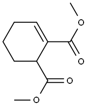 1-Cyclohexene-2,3-dicarboxylic acid dimethyl ester Struktur