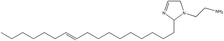 1-(2-アミノエチル)-2-(10-ヘプタデセニル)-3-イミダゾリン 化学構造式