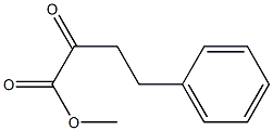 2-オキソ-4-フェニルブタン酸メチル 化学構造式