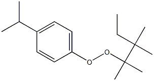 4-Isopropylphenyl 1,1,2,2-tetramethylbutyl peroxide Structure