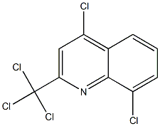 2-Trichloromethyl-4-chloro-8-chloroquinoline 结构式