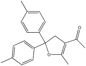  2,2-Di(4-methylphenyl)-4-acetyl-5-methyl-2,3-dihydrofuran