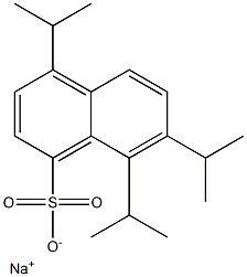 4,7,8-Triisopropyl-1-naphthalenesulfonic acid sodium salt Structure