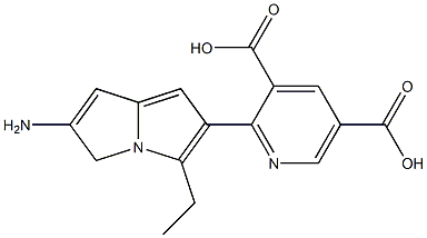 2-Amino-6-pyrrolizinopyridine-3,5-dicarboxylic acid 5-ethyl ester