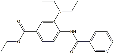  3-Diethylamino-4-[(3-pyridinylcarbonyl)amino]benzoic acid ethyl ester