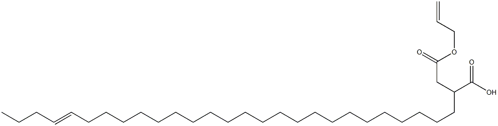 2-(23-Heptacosenyl)succinic acid 1-hydrogen 4-allyl ester,,结构式