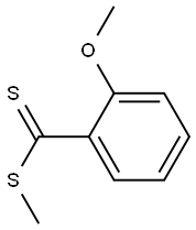 2-Methoxydithiobenzoic acid methyl ester Structure