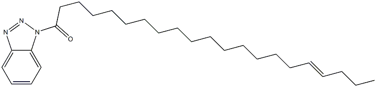 1-(1-Oxo-17-henicosenyl)-1H-benzotriazole Struktur