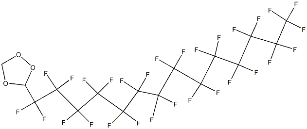 3-(Nonacosafluorotetradecyl)-1,2,4-trioxolane 结构式