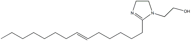 2-(6-Tetradecenyl)-2-imidazoline-1-ethanol Structure