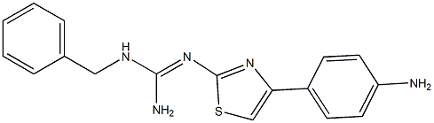 2-[[Amino(benzylamino)methylene]amino]-4-(4-aminophenyl)thiazole