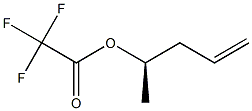 (+)-Trifluoroacetic acid (R)-4-pentene-2-yl ester 结构式