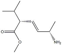 (2R,3E,5S)-5-Amino-2-isopropyl-3-hexenoic acid methyl ester Structure